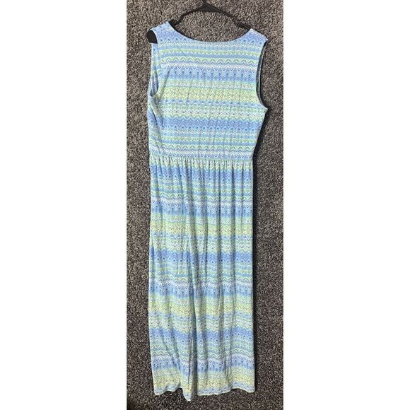 J Jill Dress Womens XL Long Maxi Surplice Breathable Summer Stretch Preppy - Picture 2 of 9